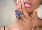 Lapis Lazuli Ankh Ring