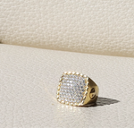 Dimond Happy Face Ring