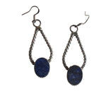 LAPIS LAZULI TWISTED EARRINGS