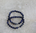 SODALITE BEADED BRACELET