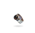 Sterling Silver Smoky Topaz Western Vintage Ring